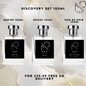 100ml Discovery Package - 3 for £29.99