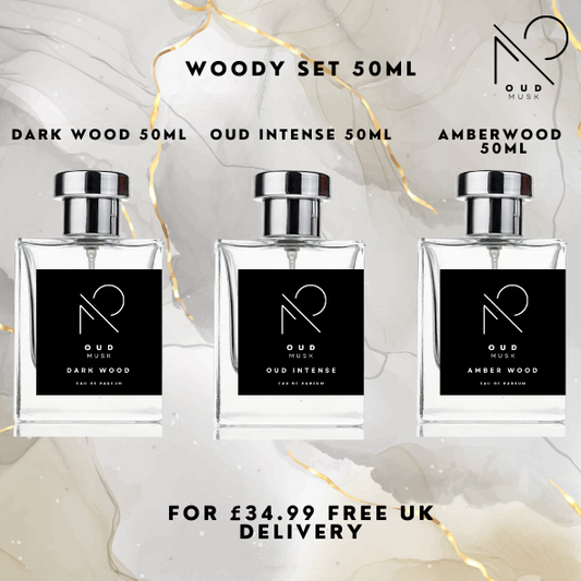 50ml Oud Wood package - 3 for £34.99